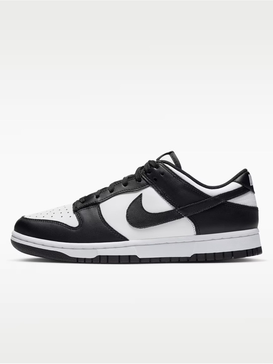 Nike Shoes - Nike Dunk Low Black and White Leather Sneakers